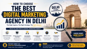 How to choose the best digital marketing agency in Delhi based on experience, client reviews, services, pricing, and proven marketing strategies.