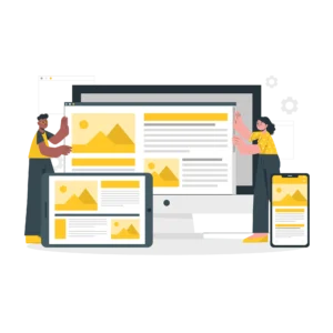 Responsive website design for mobile, tablet, and desktop users in Bahadurgarh